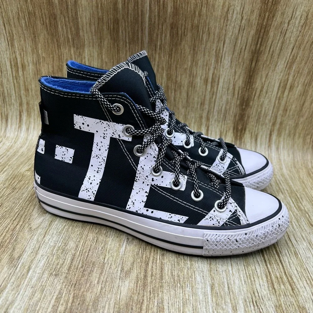 Converse Chuck Taylor All Star Hi Women's Size 7 Gore-Tex Spellout Sneaker Shoes